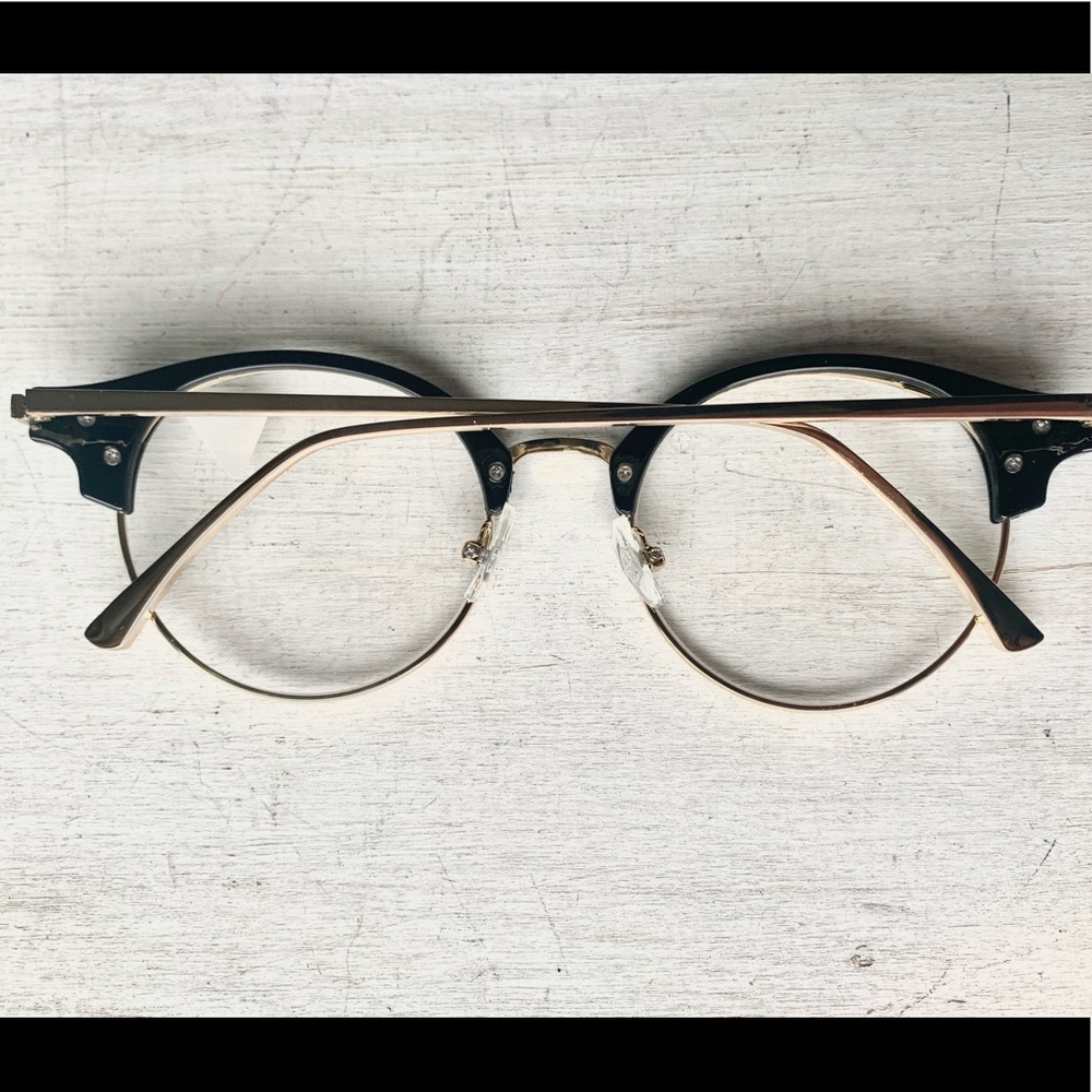 Gigantic +2.00 Wide Fit Reading Glasses Round Browline Metal Big Head - Picture 8 of 10